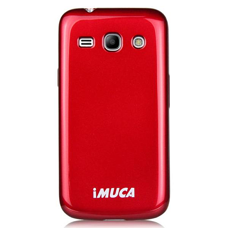 Чехол силиконовый для Samsung Galaxy Star Advance G350E iMUCA Colorful Case TPU (Красный)