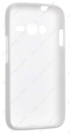 Чехол силиконовый для Samsung Galaxy Ace 4 Neo (G318h) TPU (Белый) (Дизайн 44)