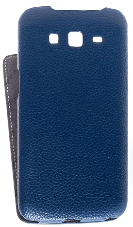    Samsung Galaxy Grand 2 (G7102) Melkco Premium Leather Case - Jacka Type (Dark Blue LC)