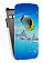 Кожаный чехол для Samsung Galaxy Core LTE (G386F) Armor Case "Full" (Белый) (Дизайн 150)