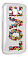 Чехол силиконовый для Samsung Galaxy J1 (J100H) TPU (Прозрачный) (Дизайн 14)