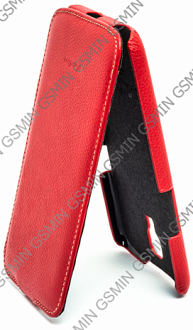    Samsung Galaxy Mega 6.3 (i9200) Melkco Leather Case - Jacka Type (RedLC)
