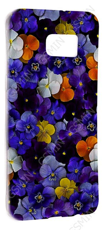 Чехол силиконовый для Samsung Galaxy Note 5 TPU (Прозрачный) (Дизайн 145)