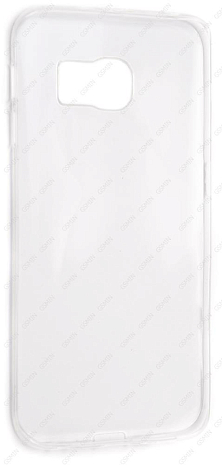 Чехол силиконовый для Samsung Galaxy S6 Edge G925F TPU (Прозрачный) (Дизайн 12)