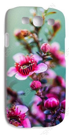 Чехол-накладка для Samsung Galaxy S3 (i9300) (Белый) (Дизайн 166)