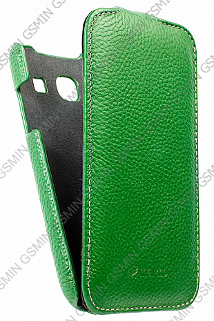    Samsung Galaxy Core (i8260) Melkco Premium Leather Case - Jacka Type (Green LC)