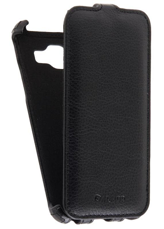 Кожаный чехол для Samsung Galaxy Grand Prime G530H Armor Case (Черный)