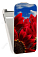 Кожаный чехол для Alcatel POP D1 4018D Art Case (Белый) (Дизайн 171)