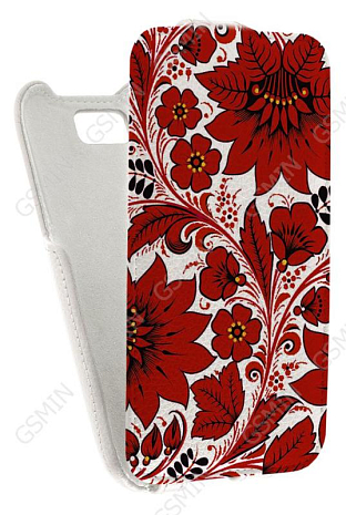 Кожаный чехол для Samsung Galaxy Note 2 (N7100) Armor Case (Белый) (Дизайн 146)