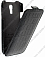Кожаный чехол для Samsung Galaxy S4 (i9500) Melkco Premium Leather Case - Jacka Type (Crocodile Print Pattern - Black)