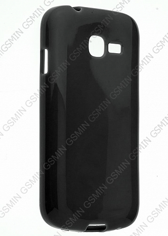 Чехол силиконовый для Samsung S7262 Star Plus TPU (Черный Матовый)