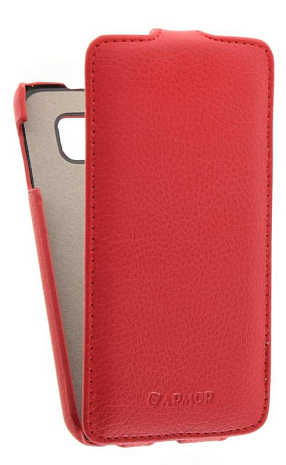 Кожаный чехол для Samsung Galaxy S6 G920F Armor Case "Full" (Красный)