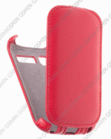 Кожаный чехол для Alcatel One Touch Pop C1 4015D Armor Case (Красный)