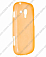 Чехол силиконовый для Samsung Galaxy S Duos (S7562) TPU 0.5 mm (Прозрачный Золотой)