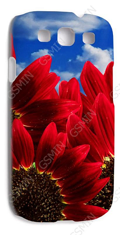 Чехол-накладка для Samsung Galaxy S3 (i9300) (Белый) (Дизайн 171)