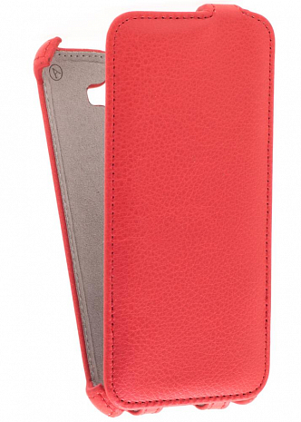 Кожаный чехол для Asus Zenfone 2 ZE500CL Armor Case (Красный)