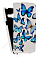 Кожаный чехол для Asus Zenfone 4 (A400CG) Aksberry Protective Flip Case (Белый) (Дизайн 13/13)