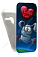 Кожаный чехол для Alcatel One Touch Pop D3 4035D Armor Case (Белый) (Дизайн 149)