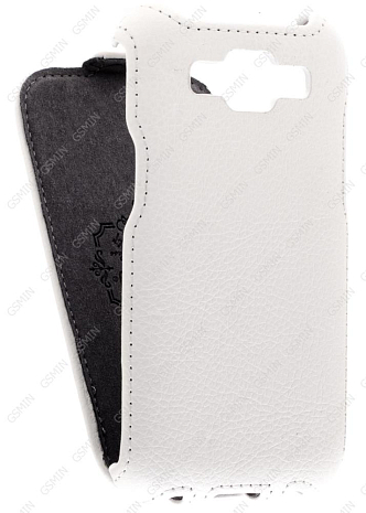 Кожаный чехол для Samsung Galaxy Win Duos (i8552) Redberry Stylish Leather Case (Белый) (Дизайн 147)