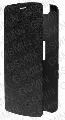 Кожаный чехол для OPPO N1 Armor Case - Book Cover (Черный)