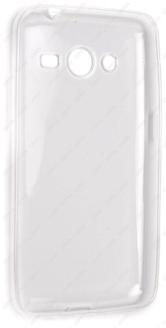 Чехол силиконовый для Samsung Galaxy Core 2 Duos (G355h) TPU (Прозрачный) (Дизайн 7)