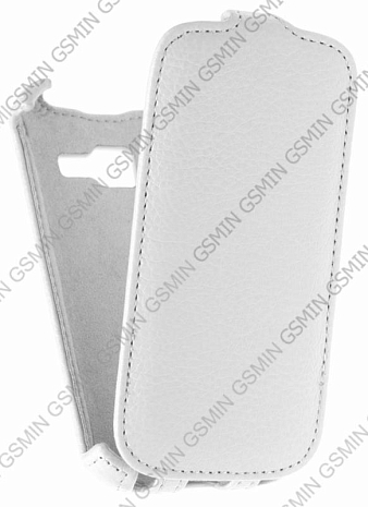 Кожаный чехол для Samsung S7262 Galaxy Star Plus Armor Case (Белый)
