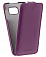 Кожаный чехол для Samsung Galaxy S6 G920F Armor Case "Full" (Фиолетовый)