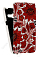Кожаный чехол для Asus Zenfone 4 (A400CG) Aksberry Protective Flip Case (Белый) (Дизайн 146)