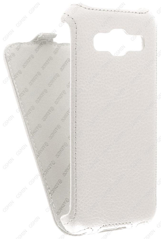 Кожаный чехол для Samsung Galaxy J3 (2016) SM-J320F/DS Armor Case (Белый) (Дизайн 173)