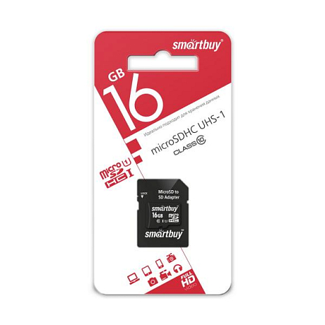   SmartBuy MicroSDHC 16GB Class 10   SD
