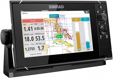  SIMRAD NSS9 evo3 with world basemap 000-13238-001