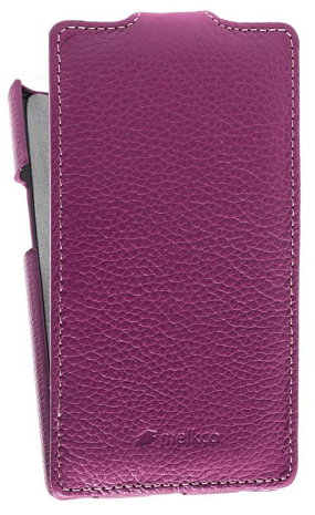    LG Optimus L9 / P760 Melkco Leather Case - Jacka Type (Purple LC)