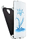 Кожаный чехол для Alcatel One Touch Idol 6030 Armor Case (Белый) (Дизайн 8/8)