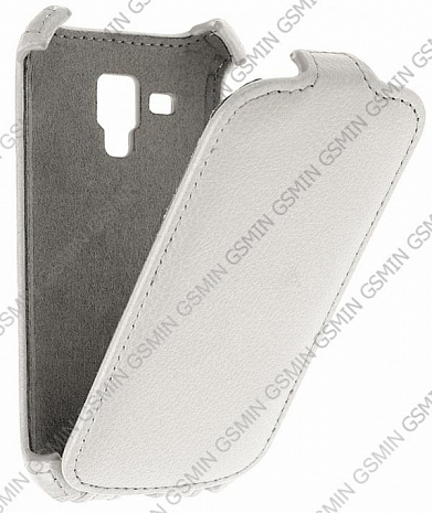 Кожаный чехол для Samsung Galaxy Trend Plus S7580/S7582 Armor Case (Белый)