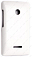 Кожаный чехол-накладка для Microsoft Lumia 532 Dual sim Aksberry Slim Soft (Белый)