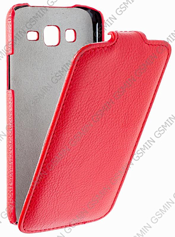 Кожаный чехол для Samsung Galaxy Grand 2 (G7102) Art Case (Красный)