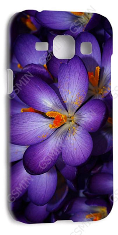 Чехол-накладка для Samsung Galaxy J1 (J100H) (Белый) (Дизайн 158)