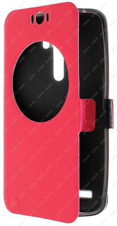 Чехол-книжка с магнитной застежкой для Asus Zenfone Selfie ZD551KL (Красный)