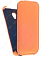 Кожаный чехол для Alcatel OneTouch Go Play 7048X Aksberry Protective Flip Case (Оранжевый)