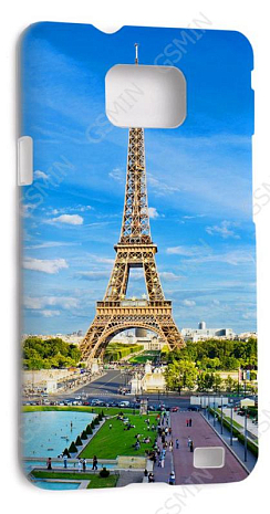 Чехол-накладка для Samsung Galaxy S2 Plus (i9105) (Белый) (Дизайн 155)
