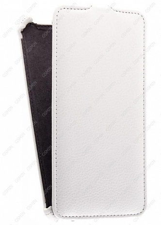 Кожаный чехол для Asus Zenfone 6 Armor Case (Белый)
