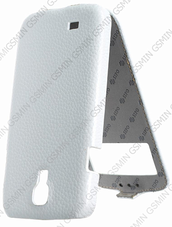 Кожаный чехол для Samsung Galaxy S4 (i9500) Sipo ID Premium Leather Case - V-Series (Белый)