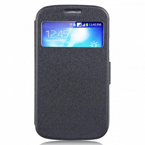 Кожаный чехол для Samsung Galaxy Grand (i9082) iMUCA NOBLE Leather Series (Черный)