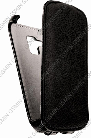 Кожаный чехол для Samsung Galaxy S Duos (S7562) Armor Case (Черный)