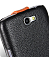    Samsung Galaxy Note 2 (N7100) Melkco Premium Leather Case - Special Edition Jacka Type (Black/Orange LC)