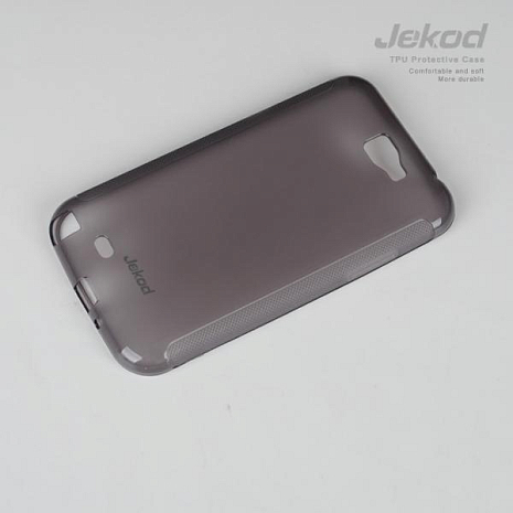 Чехол силиконовый для Samsung Galaxy Note 2 / N7100 Jekod (Черный)