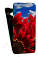 Кожаный чехол для Asus Zenfone 2 ZE500CL Aksberry Protective Flip Case (Белый) (Дизайн 171)