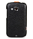    HTC Desire C / Golf Melkco Premium Leather Case - Special Edition Jacka Type (Black/Orange LC)