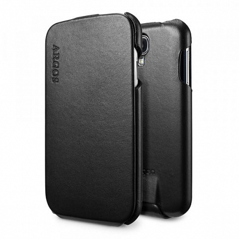 Кожаный чехол для Samsung Galaxy S4 (i9500) SGP Leather Case Argos (Черный)