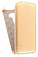 Кожаный чехол для Asus ZenFone 3 ZE520KL Aksberry Protective Flip Case (Золотой)